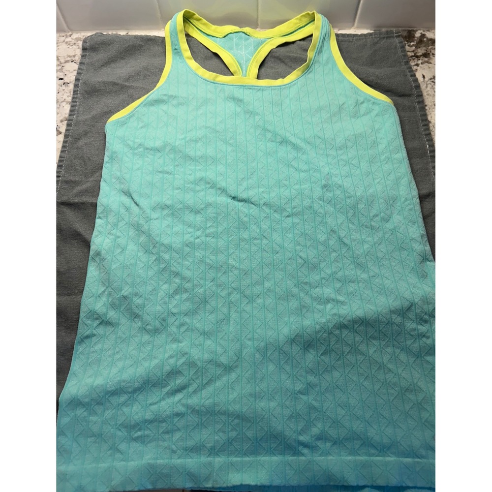 VSX‎ Sport Tank Top Athletic Racerback Activewear Aqua Size L Victoria's Secret